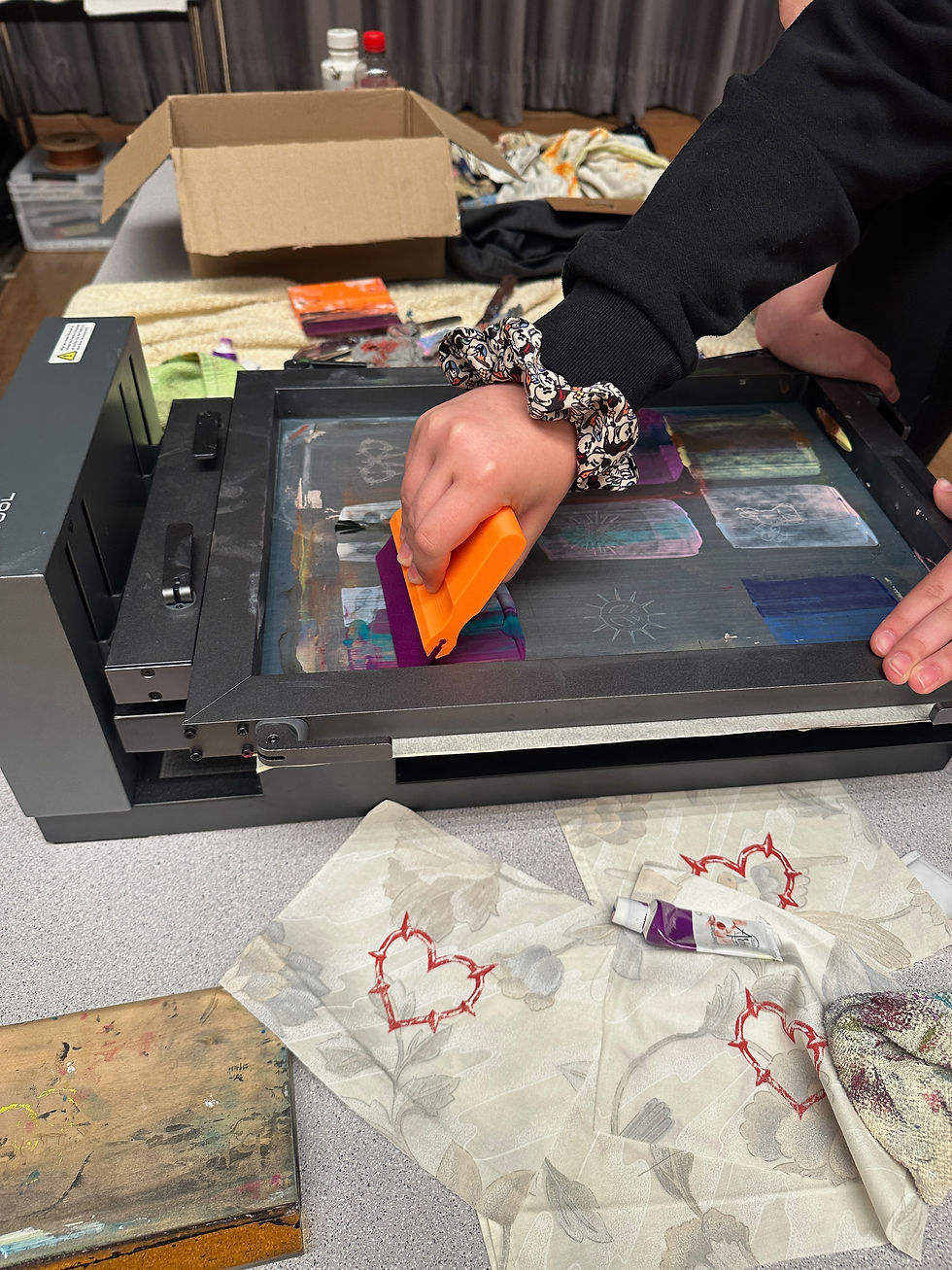 KinderMakerWorkshop “Siebdruck neu gedacht – Digital trifft Handwerk”