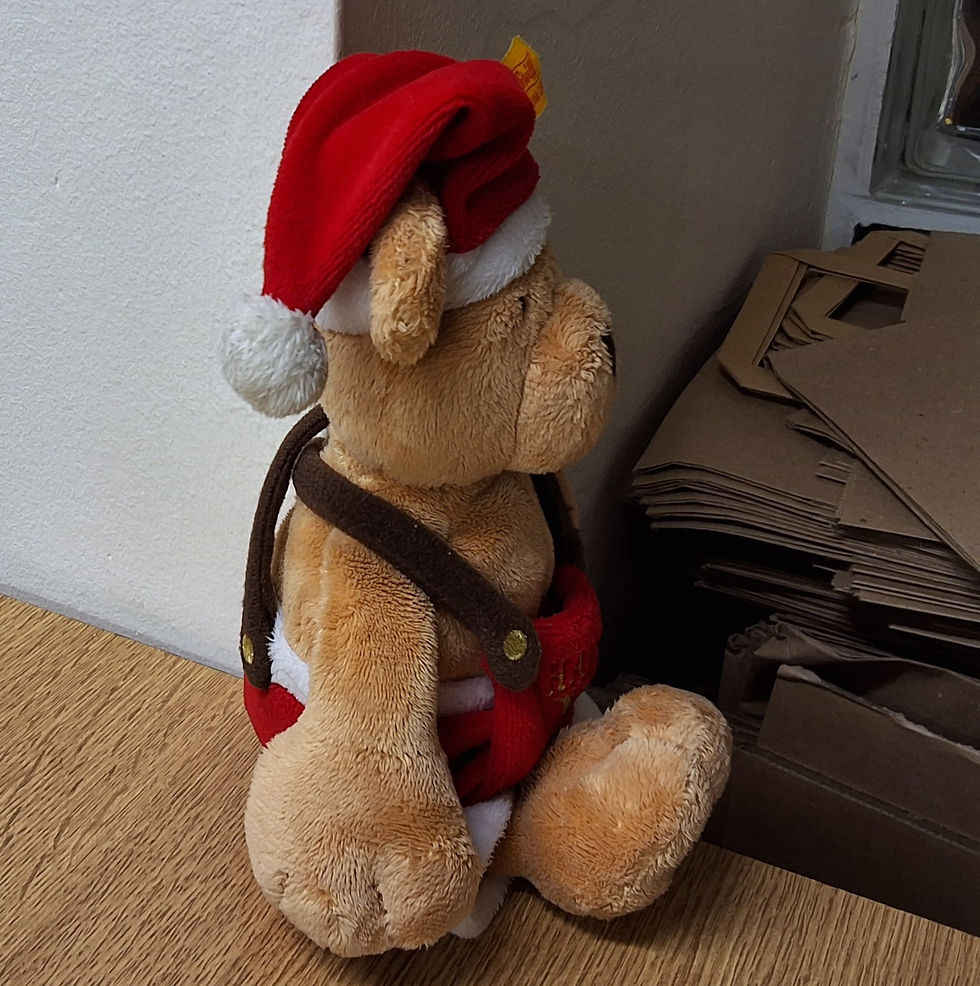 Thumbnail: Steiff Christmas Day Nursery Bear - 115004