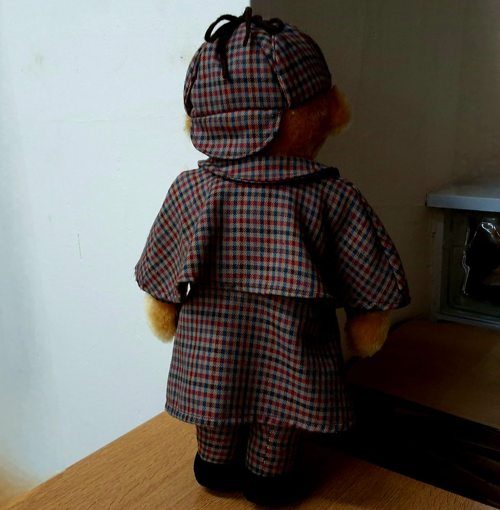 Thumbnail: Harrods/Merrythought Sherlock Holmes Teddy 65Bear