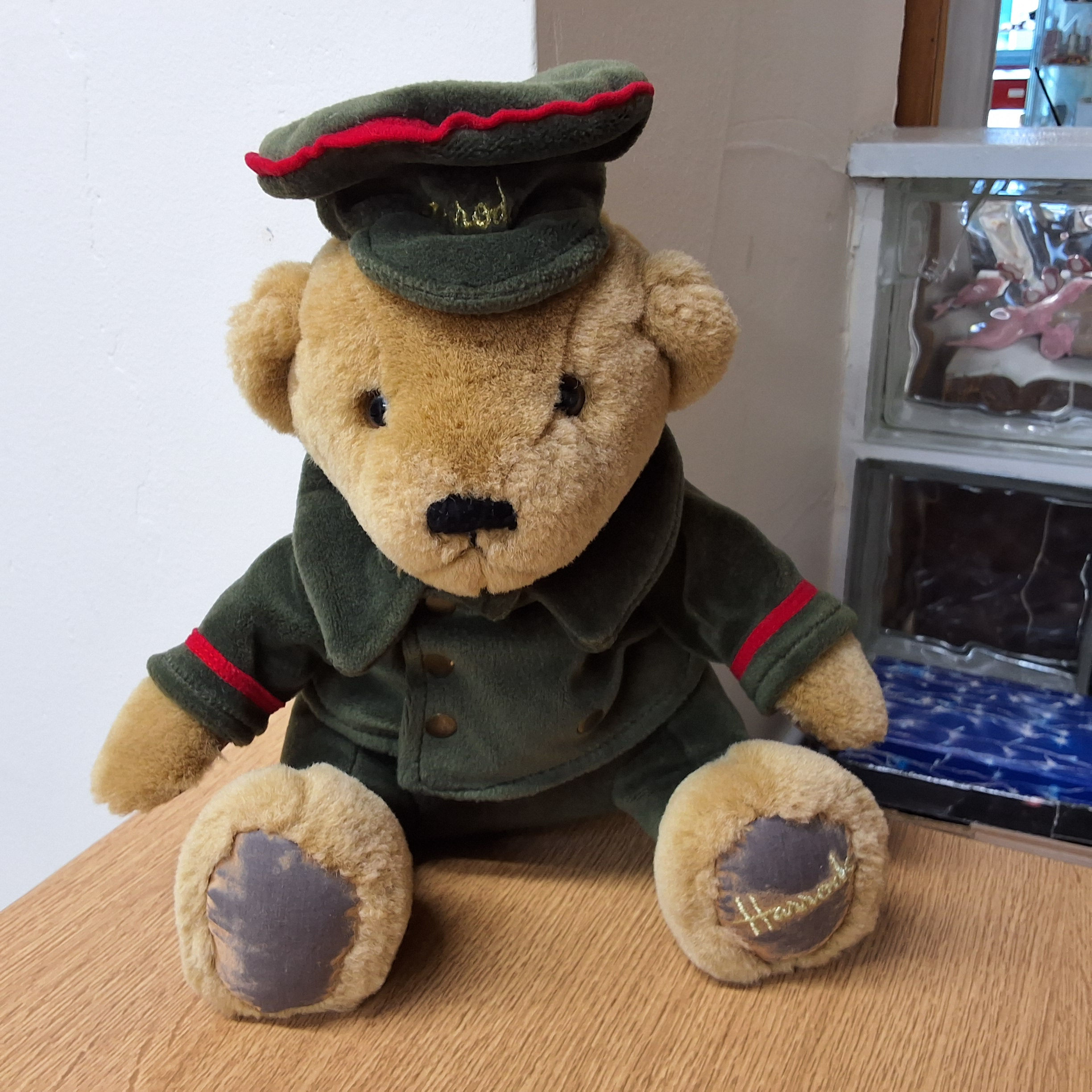 Harrods Green Doorman Sitting Medium sized