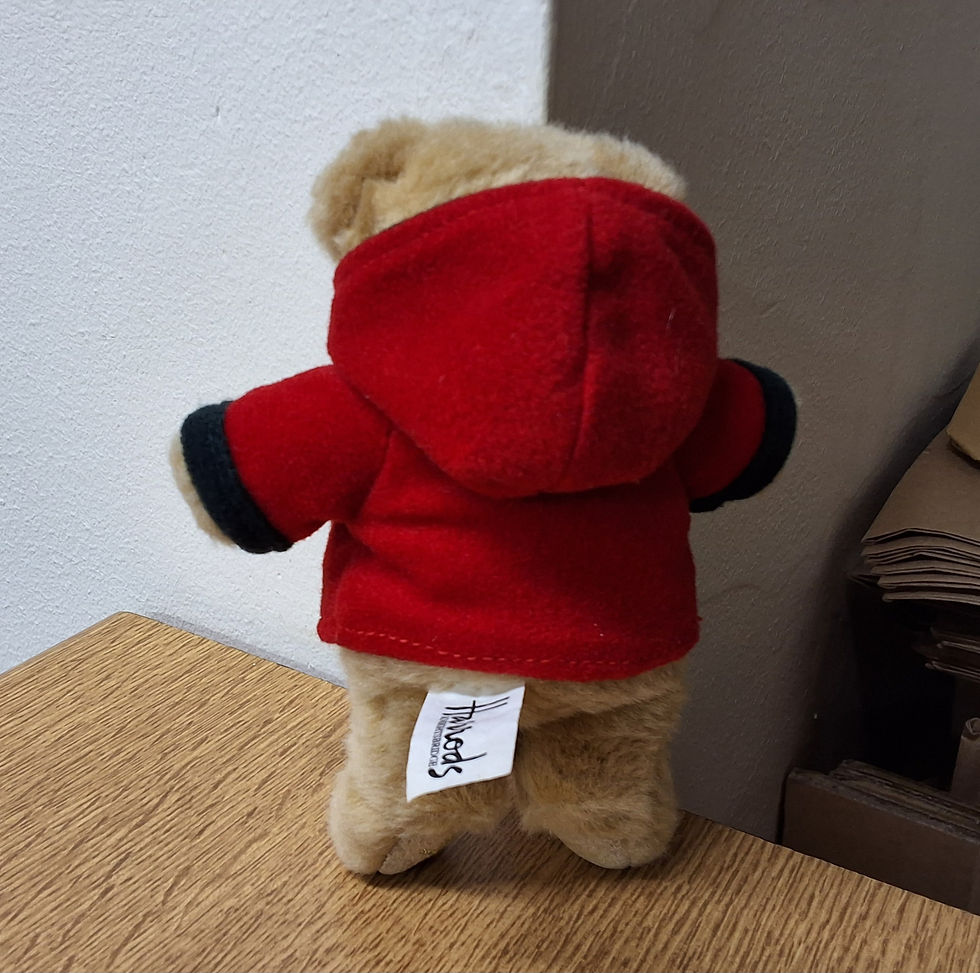 Thumbnail: Harrods 2003 Christmas Bear Standing and Small