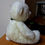 Thumbnail: Harrods "My Harrods Teddy" White with Green Bow and tags attached