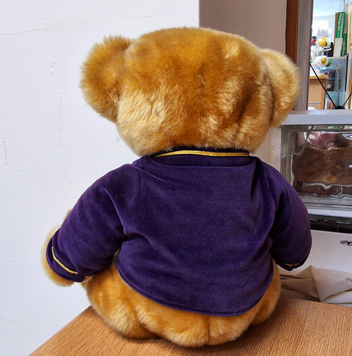 2000 Harrods Christmas Bear - MERLIN | Harrodsteddybears