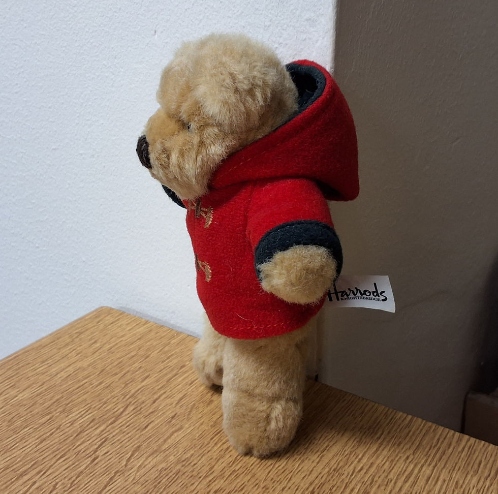 Thumbnail: Harrods 2003 Christmas Bear Standing and Small