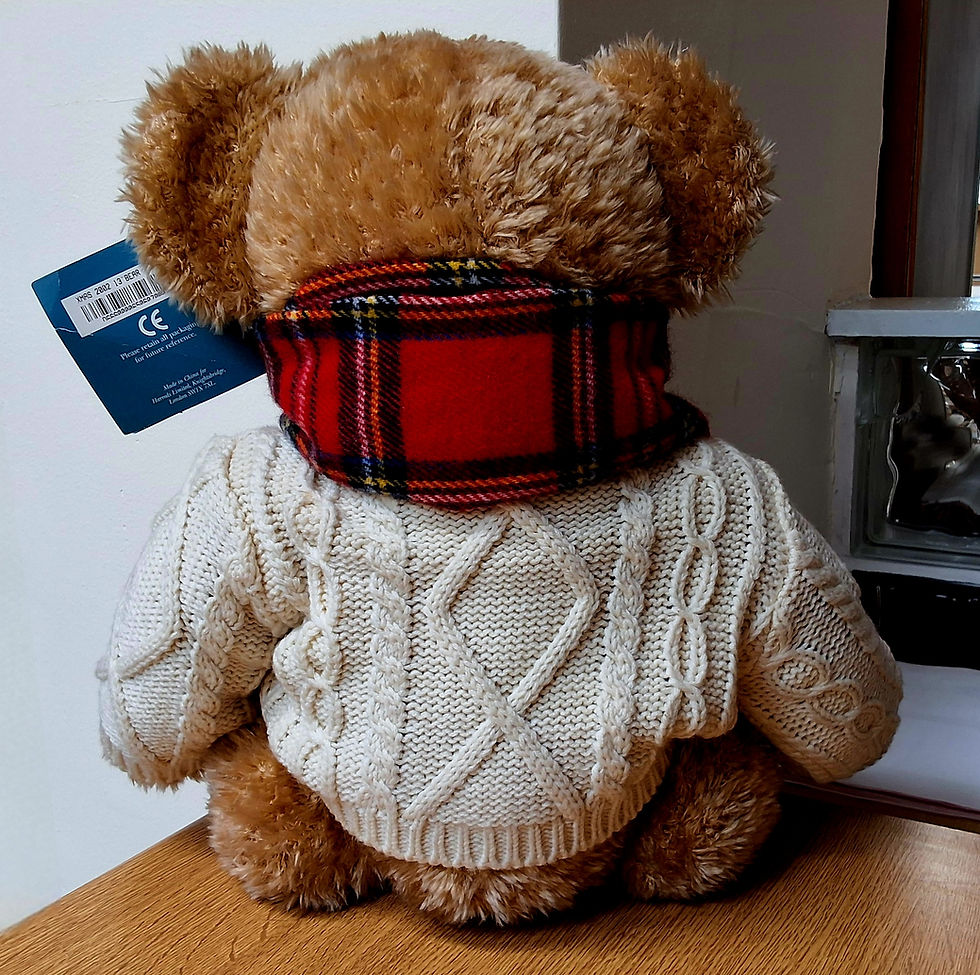 Thumbnail: 2002 Harrods Christmas Bear -GILES