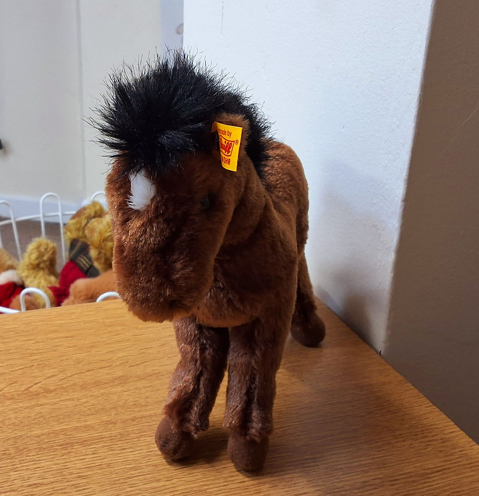 Thumbnail: Steiff Little Friend Hanno Hanovarian Brown Pony - 280351
