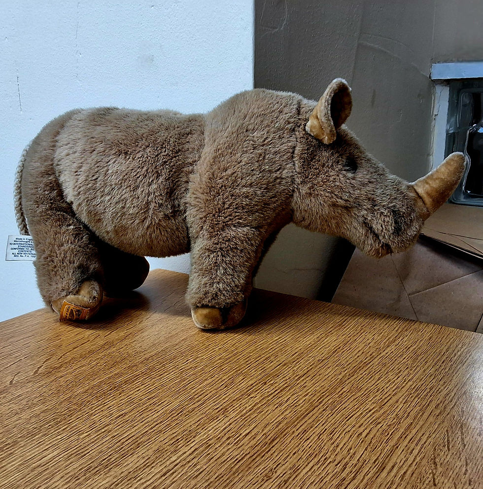 Thumbnail: Merrythought Rhino Plush Soft Toy