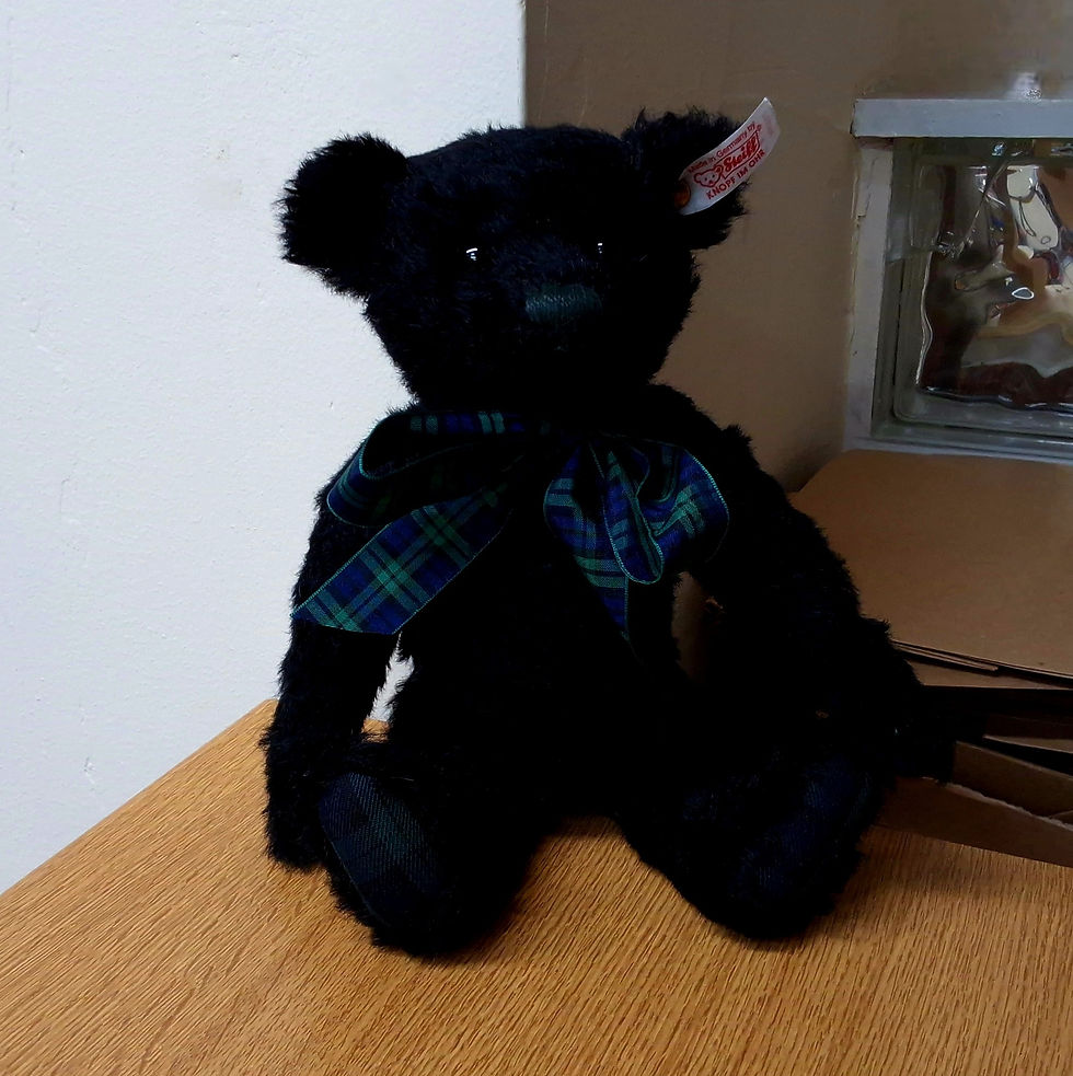 Thumbnail: Steiff Musical Black Watch Bear - 682386
