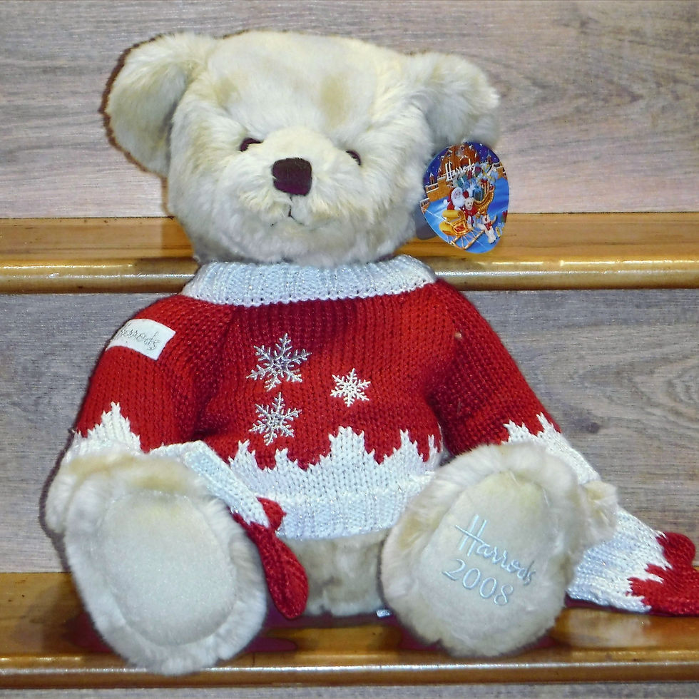 Thumbnail: 2008 Harrods Christmas Bear - OSCAR