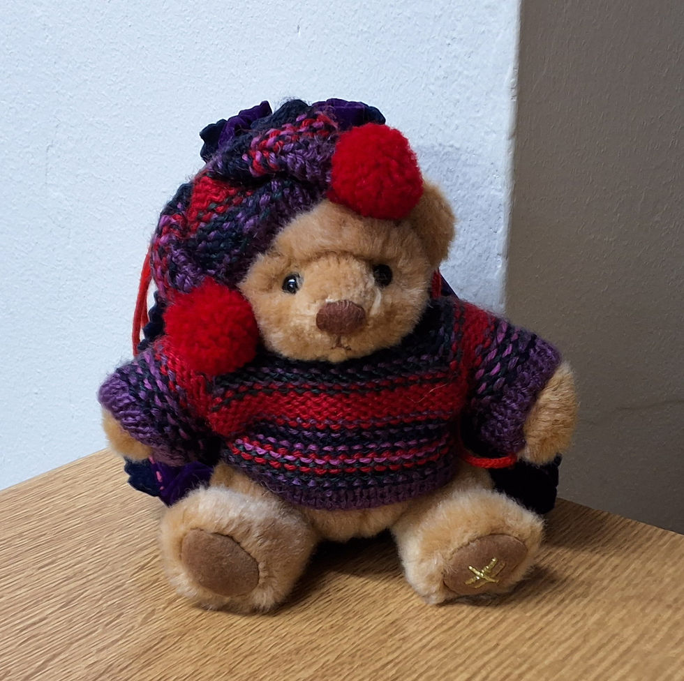 Thumbnail: Harrods 2004 Christmas Bear Decoration with Bag