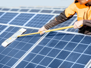 Solar Panel Cleaning Improves Performance