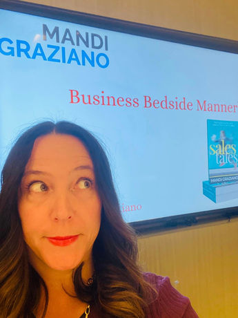 Mandi Graziano, Author Business Bedside Manner TM Speaking and Networking