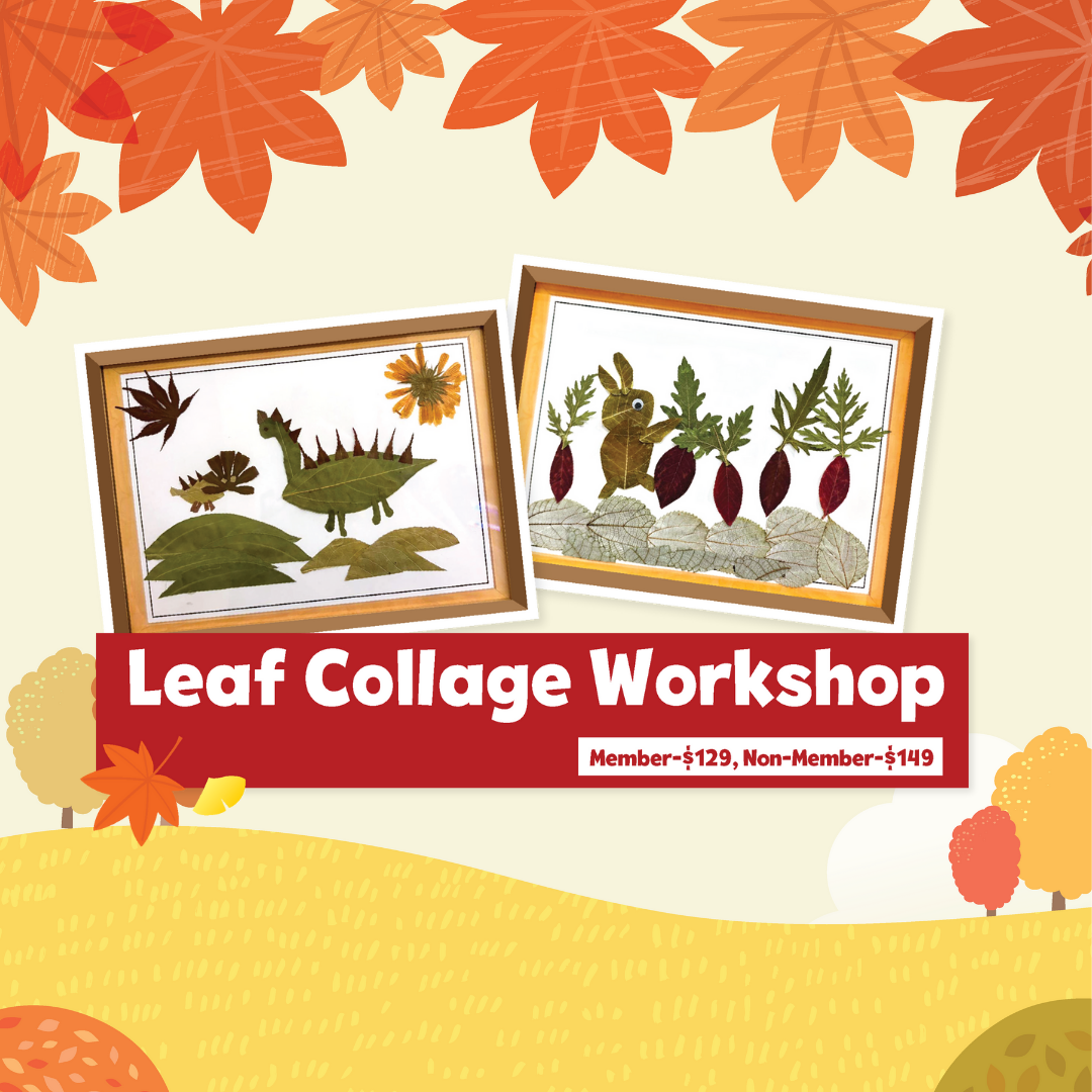 🍁 Leaf Collage Workshop 🍁 秋日落葉拼貼藝術工作坊