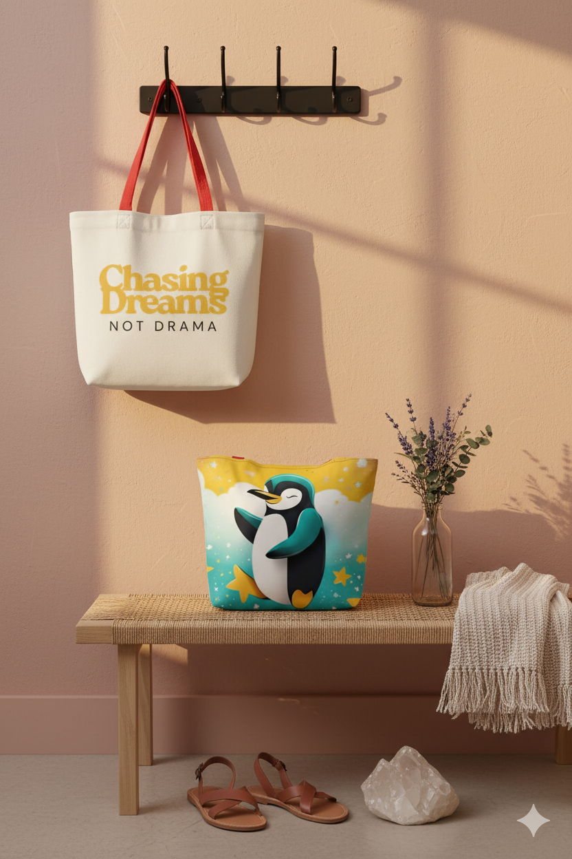 Tote bag - Chasing dreams not drama