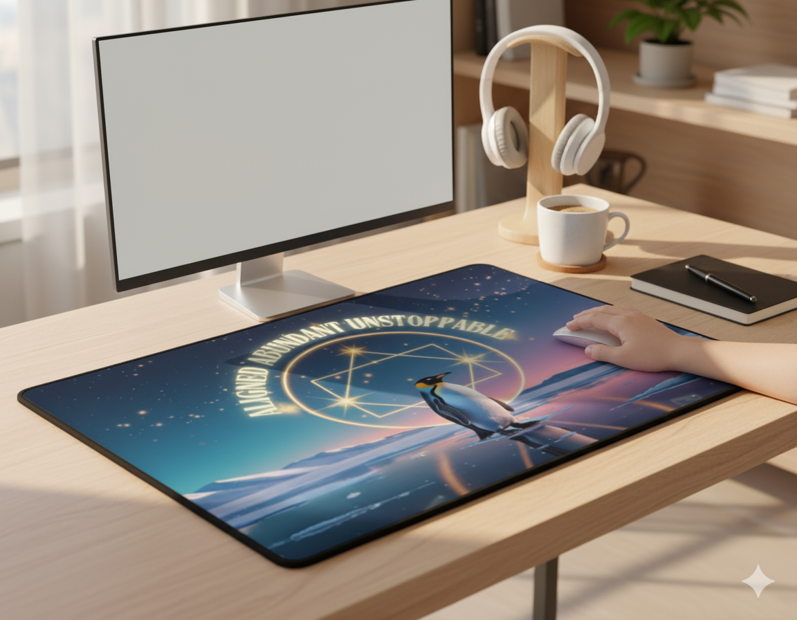 Desk Mat - Aligned abundant unstoppable