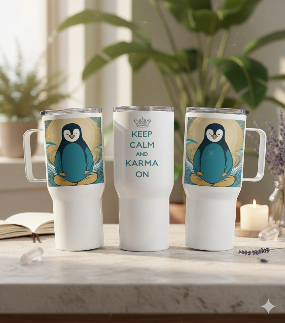 Tumbler - Keep calm and karma on