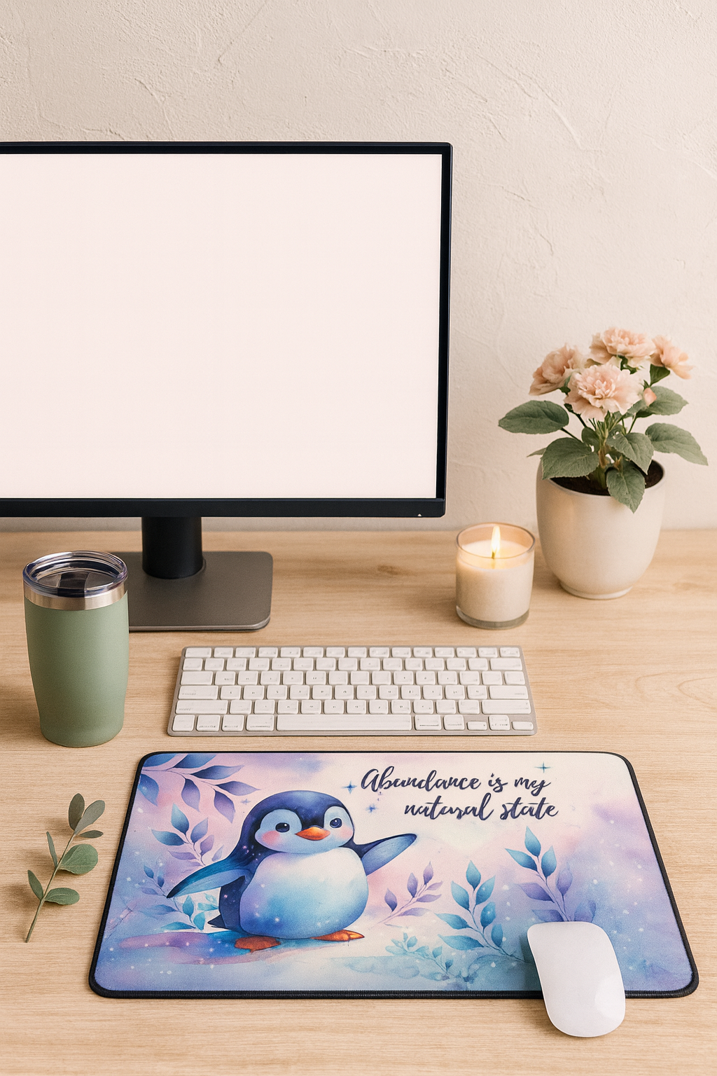 Desk mat - Abundance is my natural state 1