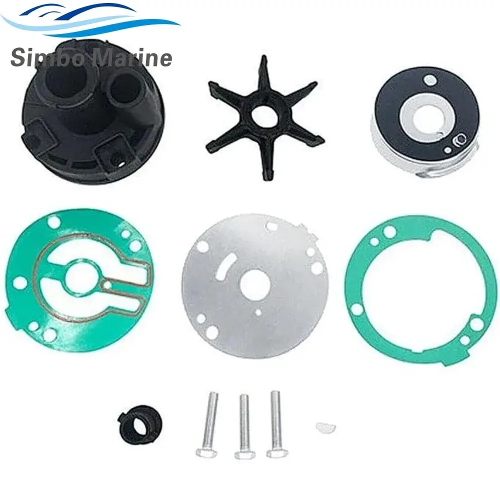 689-W0078-A6 Water Pump Impeller Kit for Yamaha 2-Stroke 25 30 HP Outboard Motor