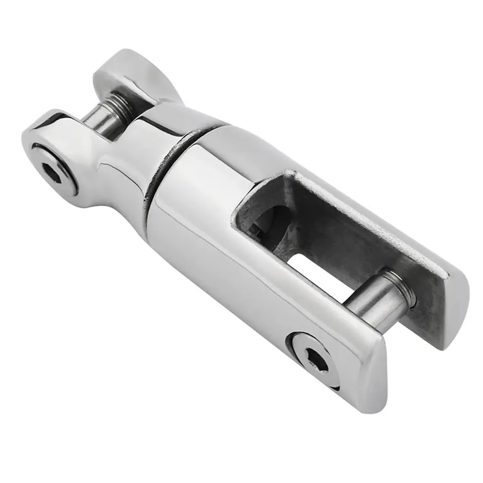 Thumbnail: 6-8mm/10-12mm Chain Rotation Connector 2 Sections 316Stainless Steel Anchor
