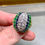 Thumbnail: Vintage 1960’s 18K Yellow Gold Diamond Sapphire Emerald Large Cocktail Ring 10ct