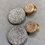 Thumbnail: Estate 18K White Rose Gold Pave Disk Drop Earrings 8.50ctw G Vs