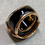 Thumbnail: 18K Rose Gold Onyx Brown Diamond Pink Sapphire  Floral Bombe Dome Cocktail Ring