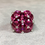 Thumbnail: Bellarri 18K White Gold Rhodolite Garnet Diamond Cluster Cocktail Ring Sz. 7.25