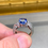 Thumbnail: Platinum Cushion Cornflower Sapphire Diamond Crossover Cocktail Ring No Heat GIA