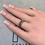 Thumbnail: Vintage Platinum Baguette Diamond 5 Stone Openwork Band Ring 2ctw G Vs