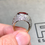 Thumbnail: Vintage 18K Two Tone Oval Vivid Ruby Pave Diamond Dome Cocktail Ring GIA 5.50ctw