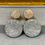 Thumbnail: Estate 18K White Rose Gold Pave Disk Drop Earrings 8.50ctw G Vs