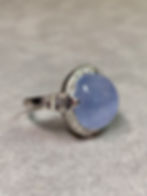 Thumbnail: Antique Deco Platinum Star Sapphire Baguette Diamond Ring 17.50ct GIA No Heat