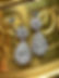 Estate 18K White Gold Pear Diamond Drop Dangle Earrings 3.11ct + 3.09ct GIA