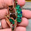 Thumbnail: Vintage 14K Platinum Trabert Hoefer Mauboussin Emerald Sapphire Diamond Brooch 