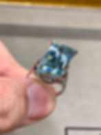 Thumbnail: Estate Platinum Fancy Aquamarine Baguette & Diamond Cocktail Ring 10ct +