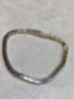 Thumbnail: Estate 14K White Gold Princess Cut Diamond Narrow Line Tennis Bracelet 5.25ct 7”