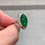 Thumbnail: Antiquel Art Deco Platinum 7ct Carved Emerald & Diamond Ring Brazil F1 GIA