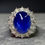 Thumbnail: Estate Untreated 7.68ct Burmese Star Sapphire Diamond Platinum Cocktail Ring GIA