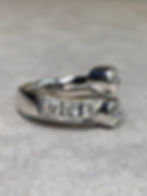 Thumbnail: Estate Heavy Platinum Bezel Set Diamond Bypass Cocktail Ring G Vs