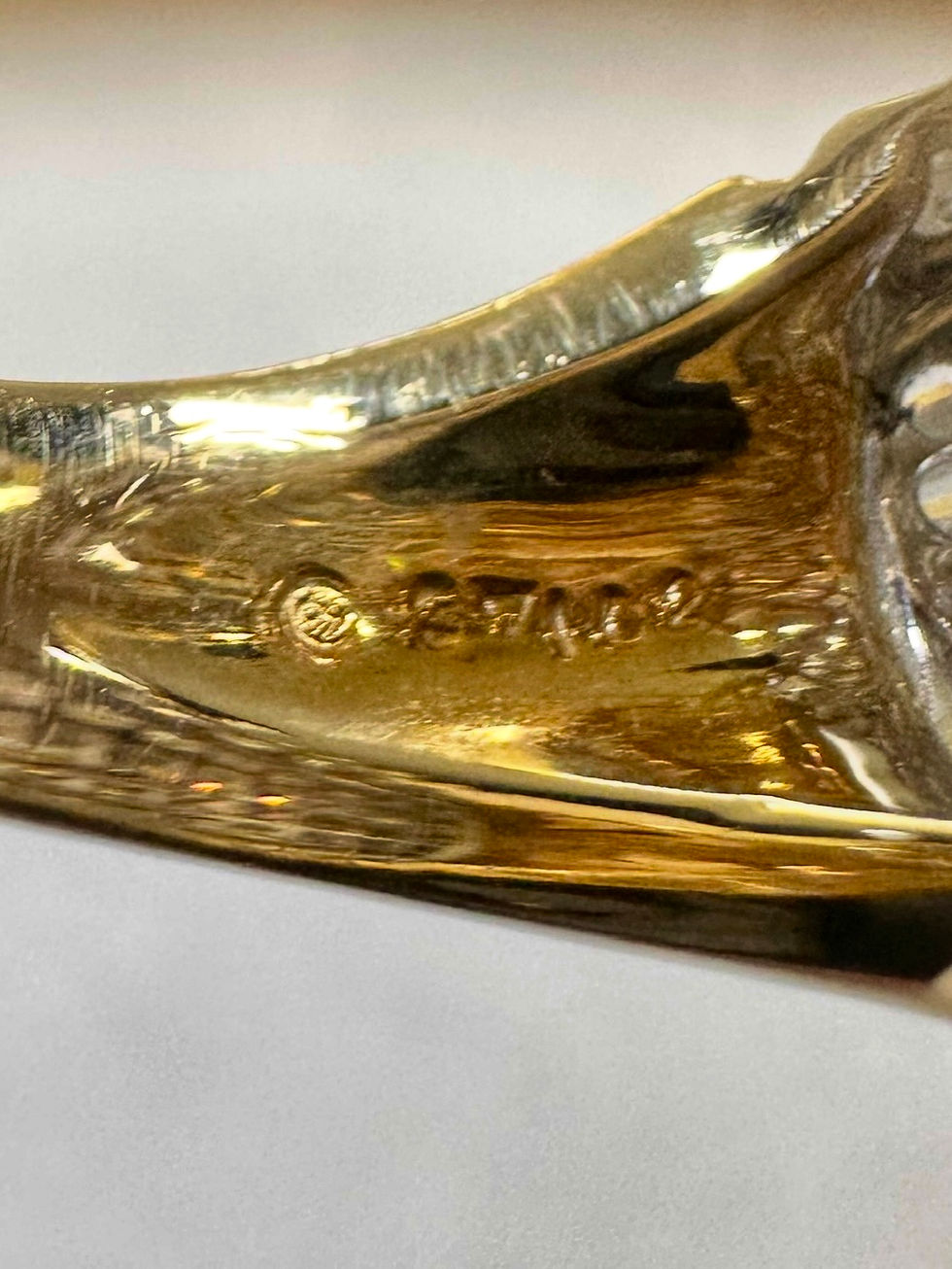 Thumbnail: OSCAR HEYMAN 18K Platinum Baguette Round Carré Diamond Dome Cocktail Ring 11ct 