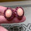 Thumbnail: Vintage 1960's 18K Angel Skin Coral Cabochon Ruby Omega Back Huggie Earrings