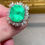Thumbnail: Estate 18K Cushion Cut Emerald Marquise Diamond Large Cocktail Ring 11.77ct GIA