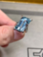 Thumbnail: Estate Platinum Fancy Aquamarine Baguette & Diamond Cocktail Ring 10ct +