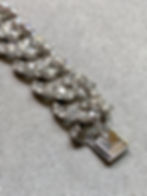 Thumbnail: Estate WEMPE 14.83ct G VVs Diamond Curb Link Bracelet 18K White Gold w/Paperwork