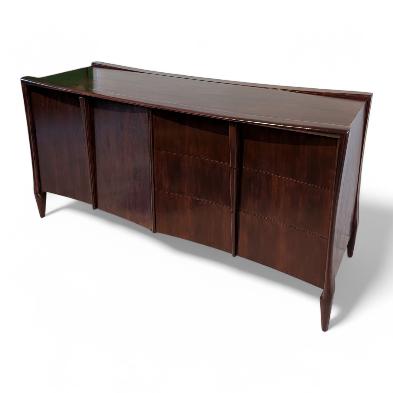 Mid-Century American Van Leigh Walnut Sideboard