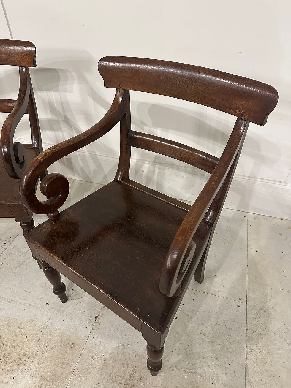 Thumbnail: Set of 19th Century Welsh Hall Chairs