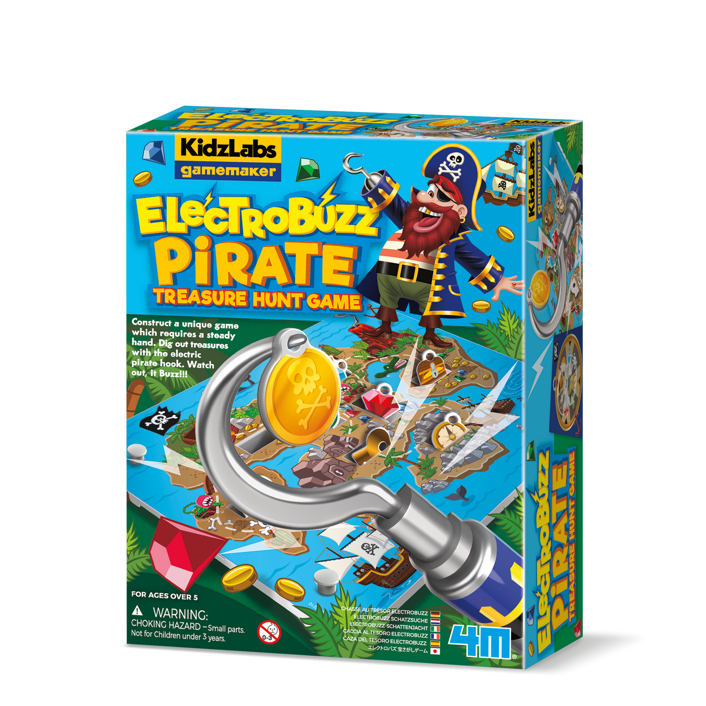 4M KidzLabs Electrobuzz Pirate Treasure Hunt Game | STEM Kit NZ – Nivy STEM