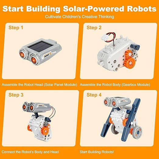 Thumbnail: 21 in 1 Solar Robot Kits for Boys 8-12, STEM Projects Toys Gifts for Kids