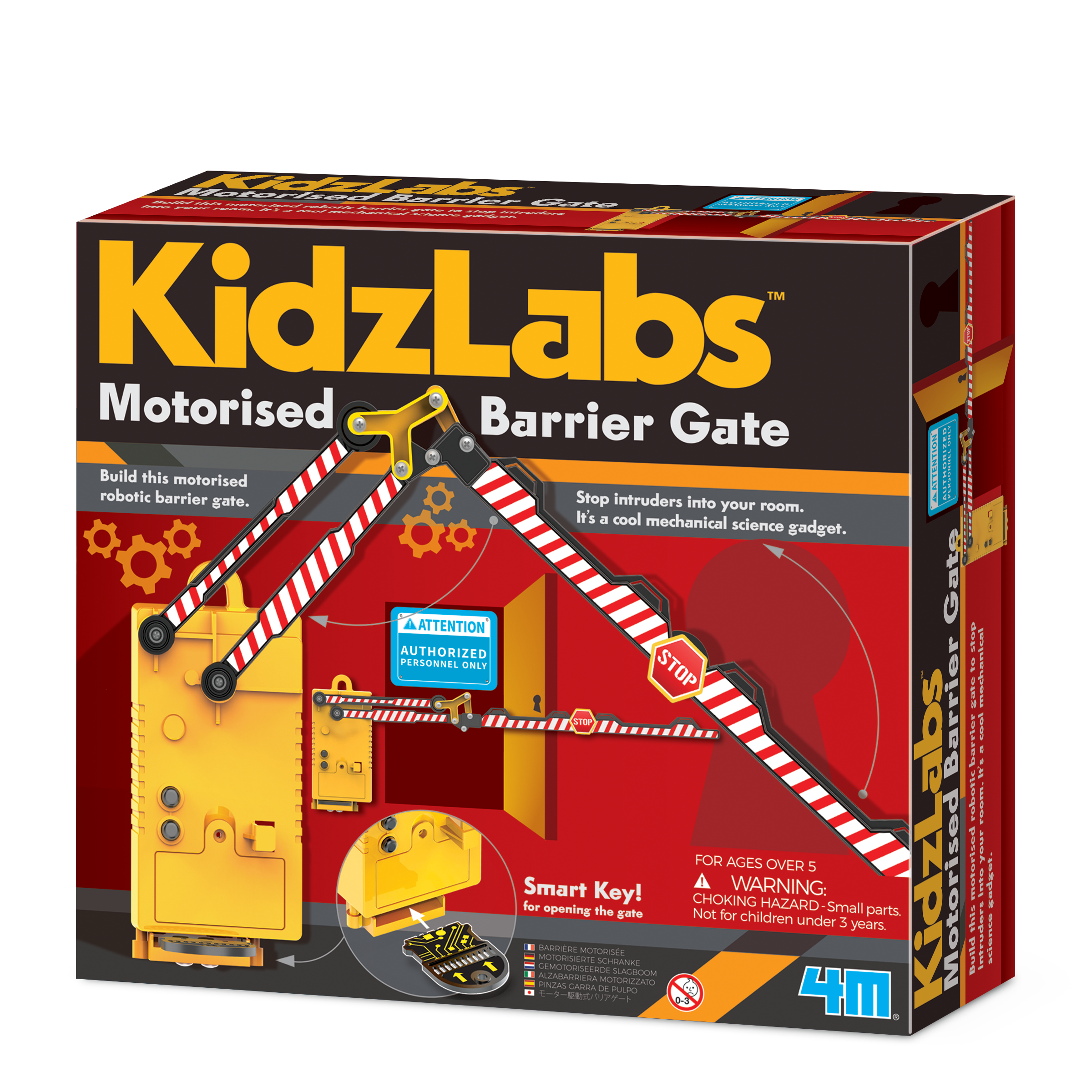 4M KidzLabs Motorised Barrier Gate | STEM Engineering Kit NZ – Nivy STEM