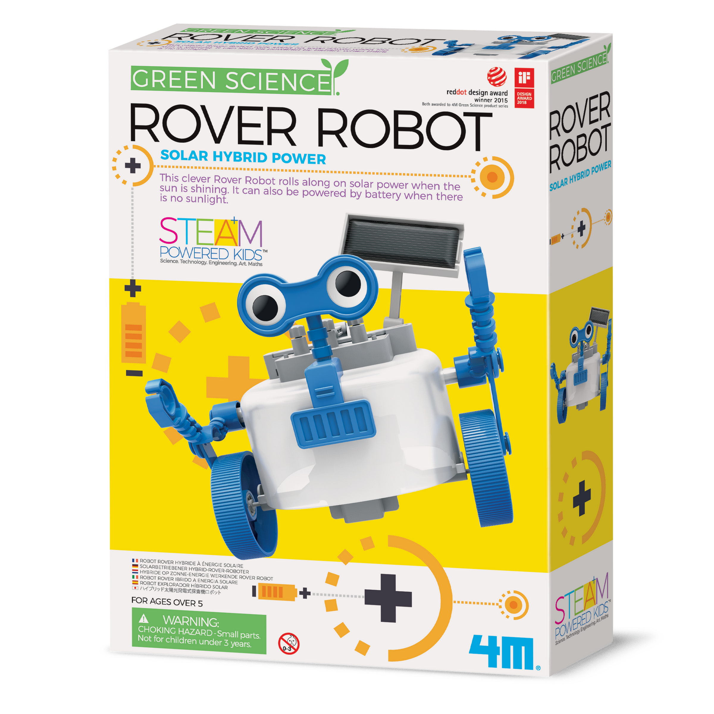 4M Hybrid Rover Robot STEM Kit | Solar Robotics Toy NZ | Nivy STEM
